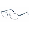 Aristar by Charmant Eyeglasses AR16377 AR/16377 543 Blue Optical Frame