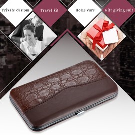 JewelryWe 11 in 1 Stainless Steel Manicure Set Proffesional Nail Grooming Kit with Box