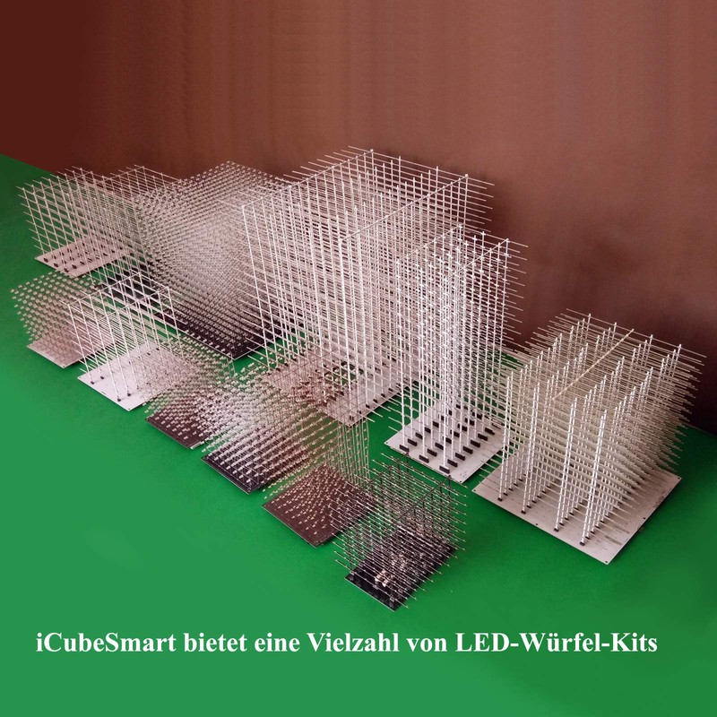 iCubeSmart 3D LED Cube Kit DIY Kit LED Light Cube
