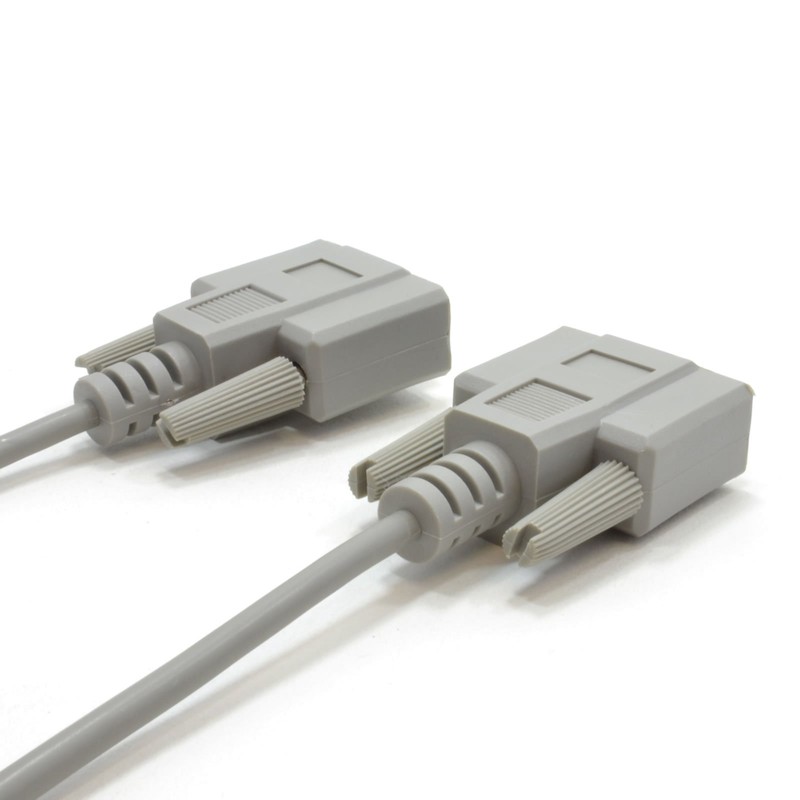 Serial RS232 Null Modem Cable DB9 °F to F 2