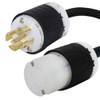 NEMA L21-30P to L14-30R Plug Adapter - 6 Foot, 30