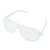 Fun Express White Shutter Shades Novelty Sunglasses - Party Apparel