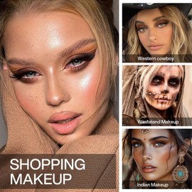 DE'LANCI Brown Eyeshadow Matte, High Pigment Coffee Eyeshadow Single, Waterproof Velvet Natural Nude Warm Eye Shadow Pallet, Sombra de Ojos Day Night Naturel Brown Eyes Makeup Blendable Face Contour