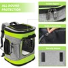 Kritter Planet Pet Carrier Backpack for Cats Dogs, Breathable Pet