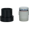 Studor 20349 Redi-Vent Air Admittance Valve with ABS Adapter, 1-1/2-