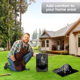 BETONEX Cement Hedgehog Mold, 10x10x5 inches, Black, Concrete Sculpture DIY Mold for Garden Paths