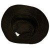 Lufufu Security 100% Cotton Bucket Hat Cap Black