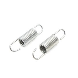 sourcing map 2 Pieces 6 cm Length Silver Metal Motorcycle Brake Pedal Return Spring for GS125