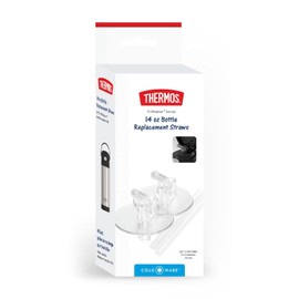 THERMOS FUNTAINER 14 Ounce Insulated Bottle Replacement Straws, 2 Straws