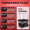 Running Generator Cover, 38"Lx28"Wx27"H Universal-size Generator Cover. 600D+210D Heat-reflective Lining.