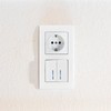 Flush-Mounted Socket, Cover, Plug-In Terminal, All-in-One, Series M1 Pure White