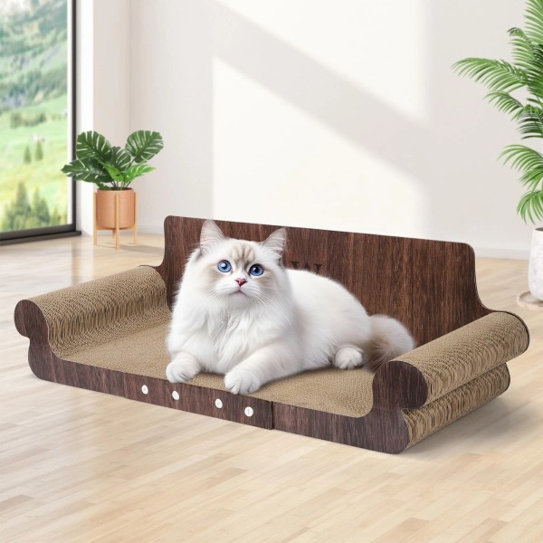 Wpvpaw Extra Large Cat Scratcher Bed, 32 Inch Cat Scratching