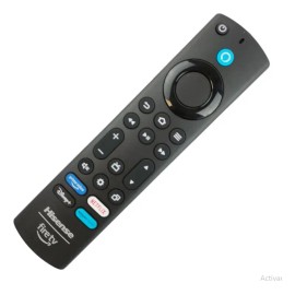 Control Remoto Hisense Fire Tv, Voz, Original, Nuevo Negro