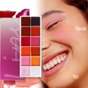 Lip Palette - Eye Shadow Palette Makeup - 12 Colors