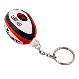 Gilbert saracens rugby ball key ring