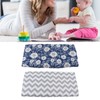 2Pcs Baby Crib Sheets Cotton Yarn Detachable Print Fitted Crib