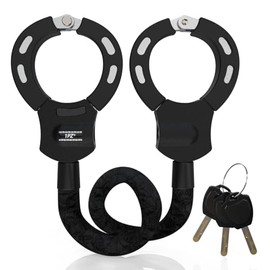 1PZ SLA-D3S Scooter Locks Anti Theft Bike Chain Lock Best Electric Scooter Lock Replacement for Segway Ninebot Xiaomi Razor and Bicycle Lock Cable Accessories