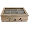 Vintage Shabby Chic - WOODEN BOX TEA BAG CHEST 6