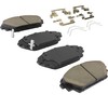 QUALITY-BUILT Black Series Ceramic Front Brake Pads (1003-2275C) Compatible with