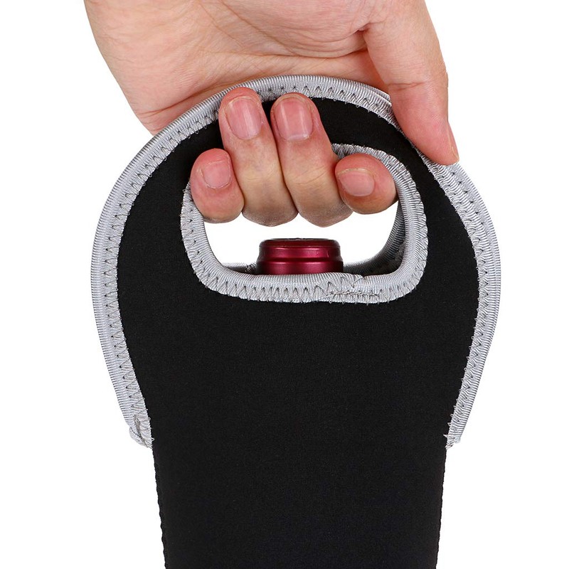 BTSKY Isolierte Neopren-Tragetasche für Doppel-Flasche, Wein, Champagner, Bier, Wasser, Dosen,