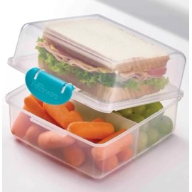 Betterware Doble Sandwichera Lockit Evita Que Se Abra Contenedor Lunch