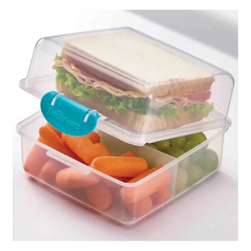 Betterware Doble Sandwichera Lockit Evita Que Se Abra Contenedor Lunch