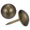 uxcell Upholstery Tacks Nail Pins Furniture, 500Pcs 11x17mm Thumb Tack Pins Assortment Kit Carbon Steel for Home Sofa DIY Decorative Nail Heads Nails, Green Bronze