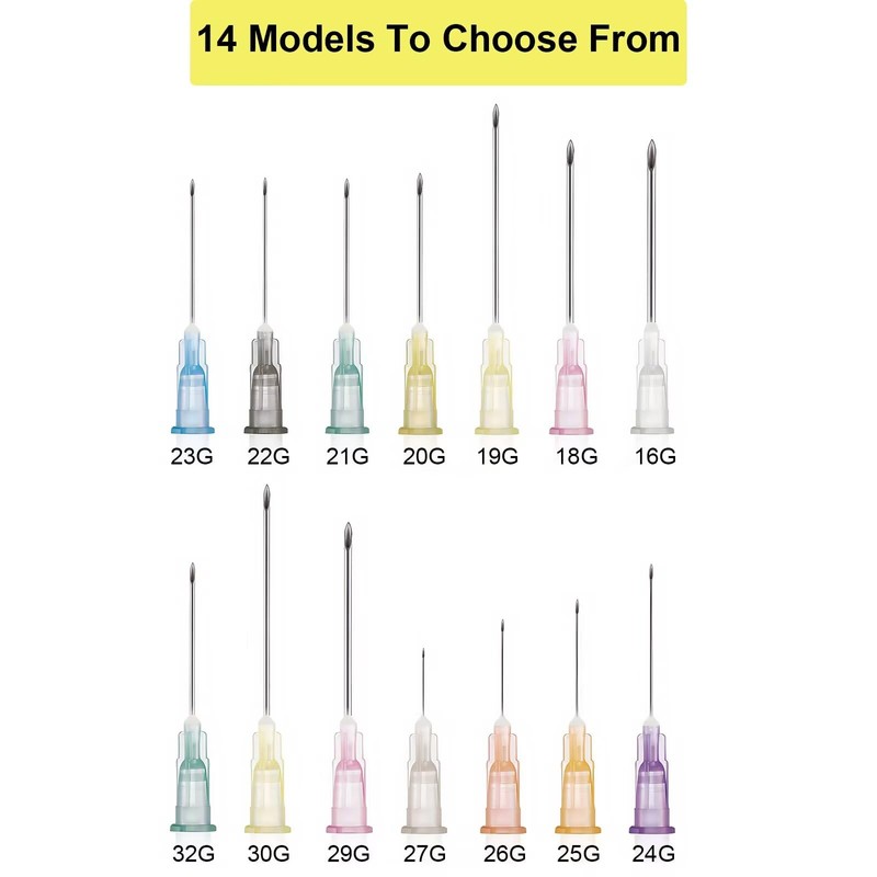 23 Gauge 1.5 Inch Needle, Individually Wrapped, 100 PCS Luer