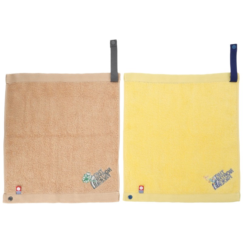 Nature Dye Hand Towel Set Clover C Flower, Clover C