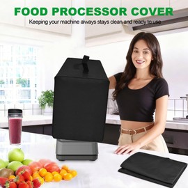 Dust Cover for Ninja Food Processor Plus 9-Cup, BN601 (Black)
