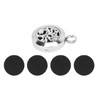Aromatherapy Locket Diffuser Pendant Tree Shape Stainless Steel Hollow Essential