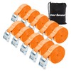 Cartman 1" x 12'Lashing Straps Cargo Tie-Down Strap Up to