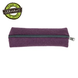 BIOZOYG Felt Pencil Case Fynn PET Size S Made of PET Recycled Felt I Case for Pens Ballpoint Pen Mauve