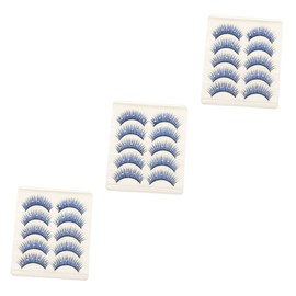 Baluue Sets Lashes Side Lashes Set Fake Eyelashes Rhinestones Long Dramatic for Cosplay for Makeup Look Pairs