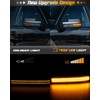 HERCOO Sequential LED Side Mirror Turn Signal Lights Amber Lamp