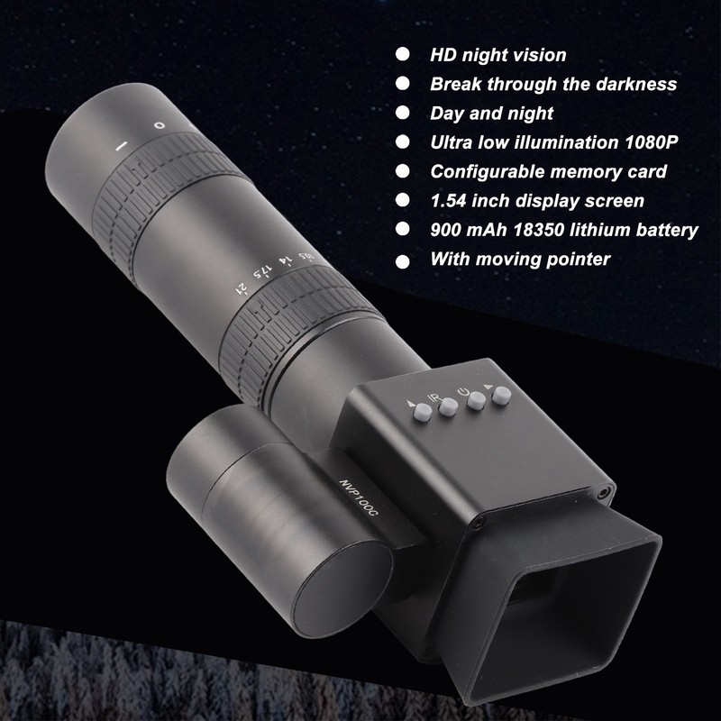 Night Vision Monocular HD Clear Accurate Color Display Infrared Monocular