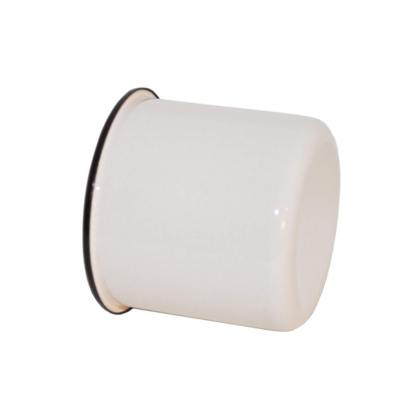 Madacha 2 Metal Enamel Mugs 250 ml Pale Pink