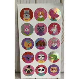 Unbranded Cat Sloth Chihuahua Dogs Dinosaur Unicorn Koala Panda Stickers New Kids School
