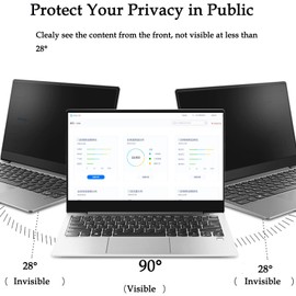 FYDIKHN Privacy Screen Protector Designed for Galaxy Book2 Pro 360 / Book 2 Pro 360 15.6" Laptop Anti Spy Film Matte Anti Spy Film TPU Guard Protectors Sticker