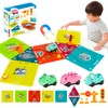 Marlo & Buzz Puzzle Racer Kids Car Track Play Set,