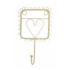 Sass & Belle Vintage Wire Heart Single Hook - 13 X 21 Cm