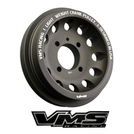VMS RACING 99-05 Light Weight Billet Aluminum Crankshaft CRANK PULLEY Compatible with Mazda Miata MX5 1999-2005 1.8L BP-4W Engines ONLY OEM SIZE (uses same belts)