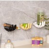 SquarezhenBo Black Wall Hooks,Funny Unique Hand Shape Wall-Mounted Hanger Hook