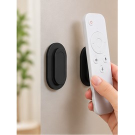 6-Pack Magnetic Remote Control Holder for Wall Storage – Soft Silicone Design with Adhesive Mount for Organized Living Spaces