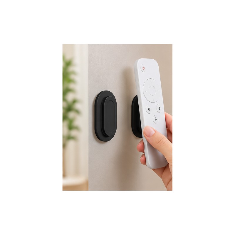 6-Pack Magnetic Remote Control Holder for Wall Storage – Soft