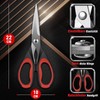 Lesolph Kitchen Scissors, Household Scissors Made of Stainless Steel, Sharp