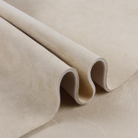 GoldWheel Suede Headliner Fabric 60"×52" with Foam Backing Auto Interior Repair Headliner Material, Suede Car Roof Upholstery Fabric for All Vehicles Boat Home DIY Project 60" Wide, Beige