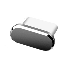 ALLVD Type C Cap Connector Cover Ultra Durable Protection Dustproof Cover Charging Port Connector Dust Plug Pack of 4 (Gray)