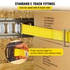 VEVOR E-Track Ratchet Strap, 8 Pack 2" x 15'Polyester Tie-Down
