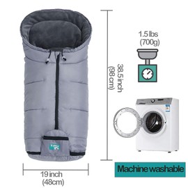 Yobee Toddler Stroller Bunting Bag,Durable and Warm Insulation Materials Baby Footmuff for Stroller, Adjustable Winter Stroller Blanket, Cold Weather Baby Swaddle